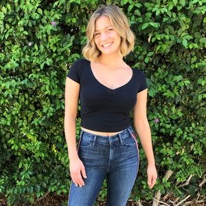 BRANDY MELVILLE black “Gina Top”